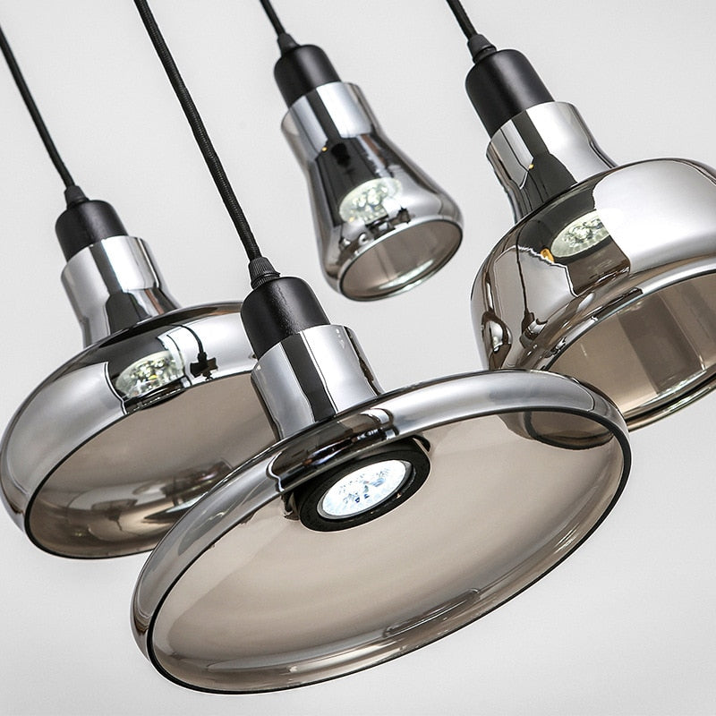 Rustika | Suspension En Verre Fumé – Charme Rustique & Style Industriel
